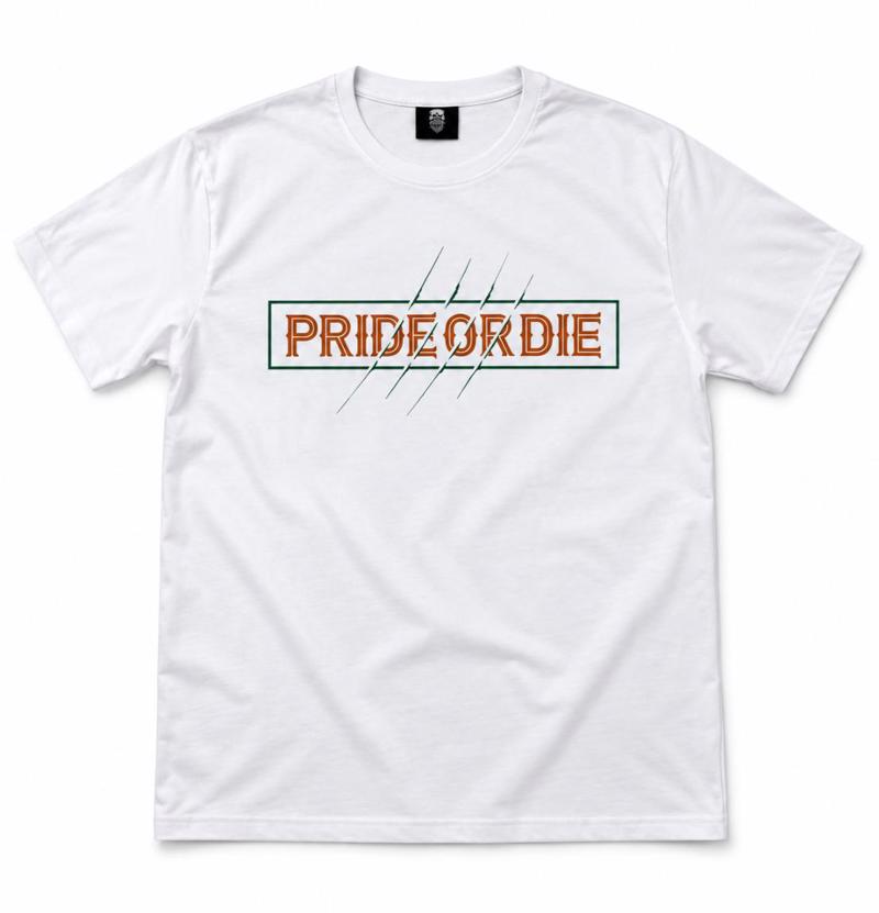 PRiDEorDiE unleashed V2 T-Shirt - white